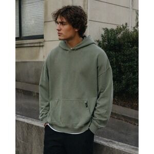 Hours Heavyweight Hoodie Mens Oversized Cotton French Terry